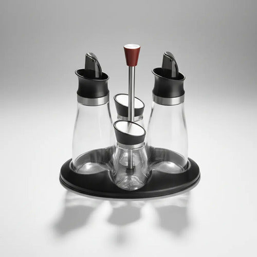 Alcuza Vidrio Set 5 Piezas P/ Aceite Vin