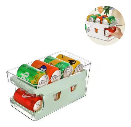 Organizador Contenedor Latas Dispensador Alacena Cocina