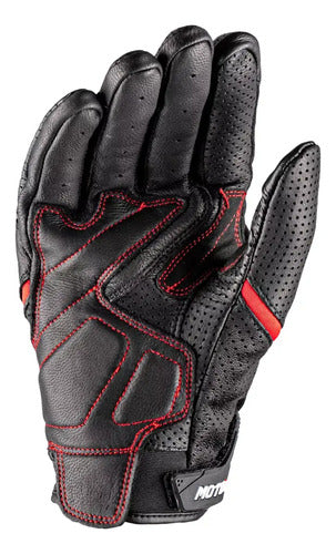 Guantes De Moto Motowolf Mdl0305 Para Montar Con Pantalla Tá Color Negro/rojo Talla L Negro/rojo L