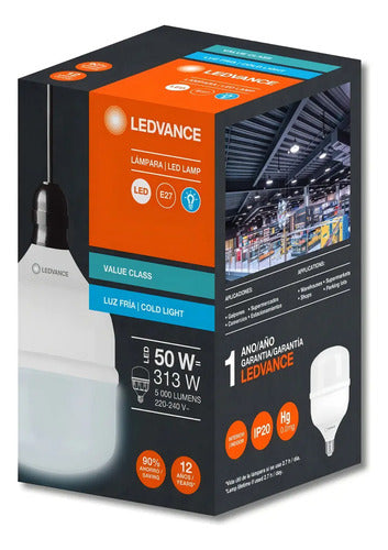 Lámpara Led Alta Potencia 50w Ledvance Osram Blanco Frío