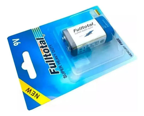 Batería 9v Fulltotal Super Heavy Duty Carbón Unica Unidad