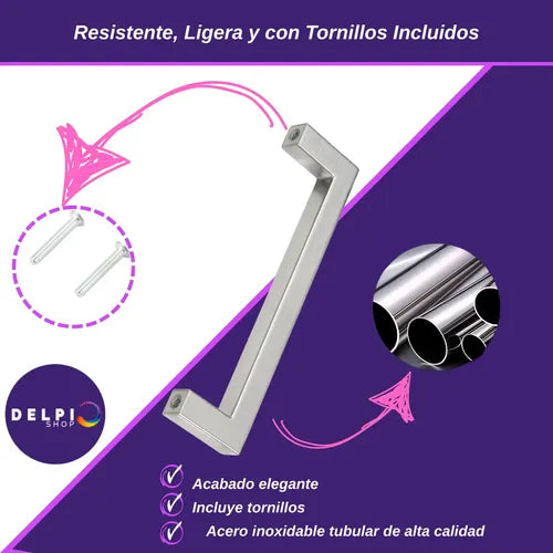 Manija Tirador Para Mueble 128mm Acero I
