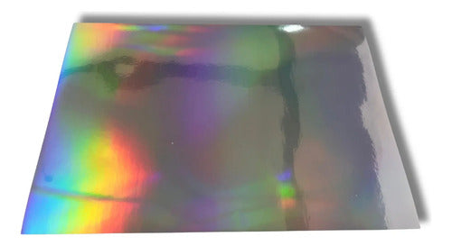 Vinilo Holográfico Dx Sublimable A4 X10u Tornasolado