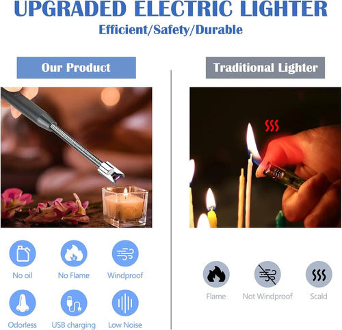 Encendedor Electrico Arq Bbq Usb Recarga