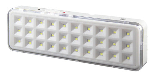 Luz Emergencia Led Potente Recargable 30 Leds Blanco Airbnb