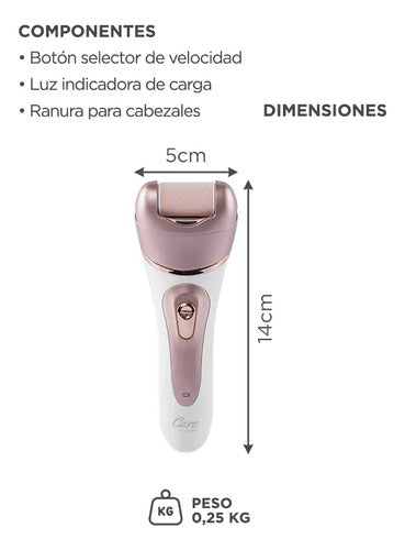 Maquina Depiladora Care By Gadnic D12 Electrica Recargable