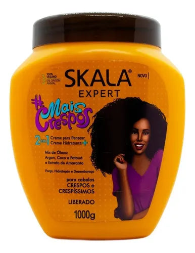 Máscara Skala Mais Crespos 2 en 1 para Cabello Rizado y Ondulado de 1 Kg · 17423 · foto 01