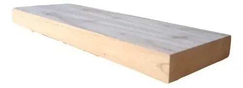 Estante Flotante 60x20 Enchapado Natural Nude