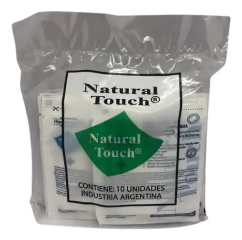 Paños Jabonosos Manzanilla Natural Touch Con Aloe Vera Pack 10 Unidades