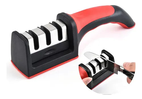 Afilador Multiple 3 En 1 Mango Ergonómic