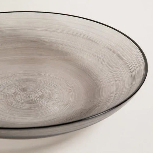 Bowl De Cocina De Vidrio Ares 1700 Ml De 30cm Esfumado