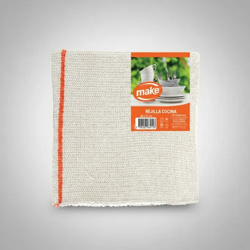 Rejilla Algodón Cocina Make Secado Rápido Blanco 32x37 Cm