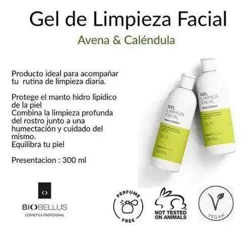 Gel de Limpieza Facial Avena y Caléndula Biobellus 300ml · 17528 · foto 09