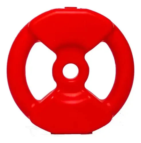 4 Discos 5kg con Agarre 30mm Pvc Pesa Plástico Body Pump Rojo · 16831 · foto 04