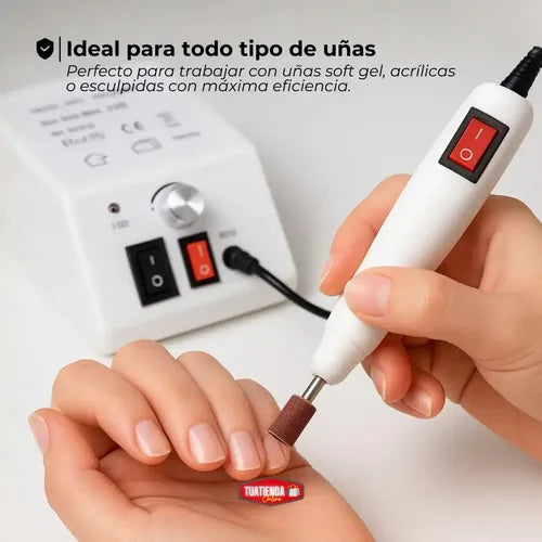 Torno Eléctrico Oryx OM-210 para Manicura y Pedicura Rosa Chicle · 17815 · foto 04