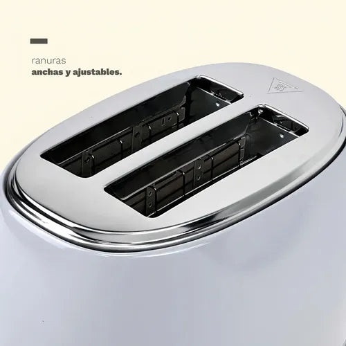 Tostadora Eléctrica Homk Gris 3 Funciones 6 Niveles 2 Panes