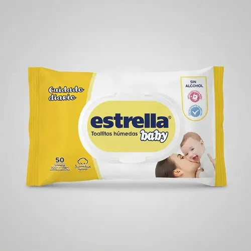 Toallitas Húmedas Estrella Baby Cuidado Diario x 50 Unidades · 17666 · foto 03