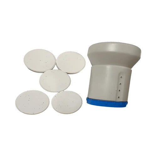 Boya Hongo Triclor 1kg Cloro Multiacción Azul Azul/blanco
