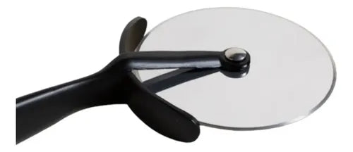 Cortador De Pizza Curvo Con Rueda De Acero De 8 Cm, Marca Point Negro