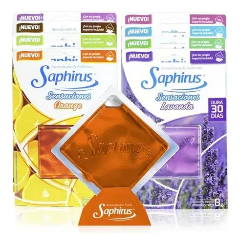 Aromatizante Gel Saphirus Lamina Sensaciones Naranja Dulce 8g · 15974 · foto 03