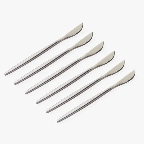Cuchillo Asado Plateados Volf - Set X 6