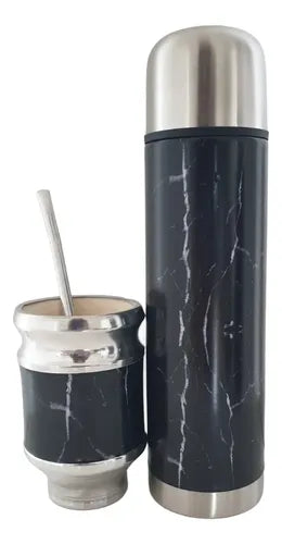Set Matero Joy Disenios Marmol Negro 5p Negro