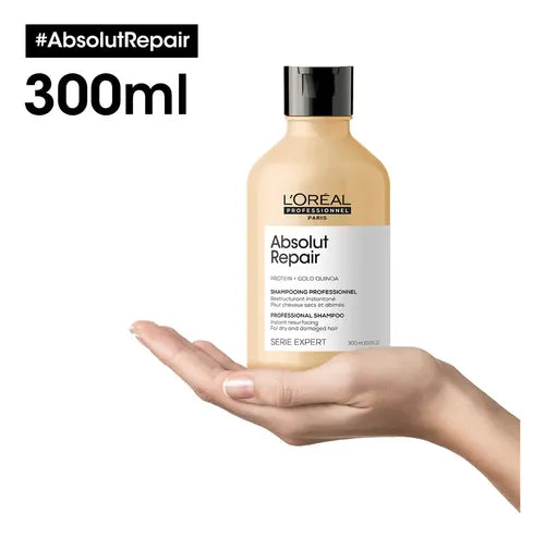 Kit L´oréal Absolut Repair Shampoo + Máscara De Reparação
