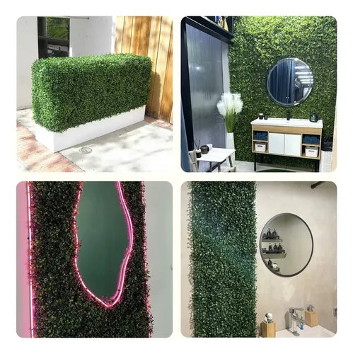 Jardin Vertical Artificial De Cesped Para Pared Planta Inter