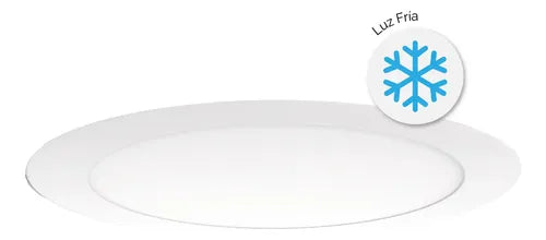 Plafón Led Lumie 12w Redondo Frío 1u Frío