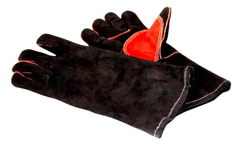 Guantes Cuero Parrilla Asador Premiun Co