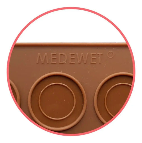 Molde de Silicona para 30 Macarons Antiadherente Marrón · 16010 · foto 02
