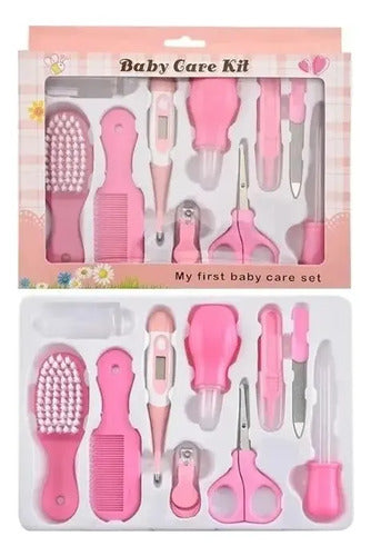 Kit de Higiene y Cuidado para Bebé Recién Nacido 10 Piezas Rosa · 18223 · foto 01