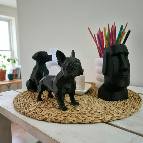 Figura Decorativa Bulldog Francés Modern