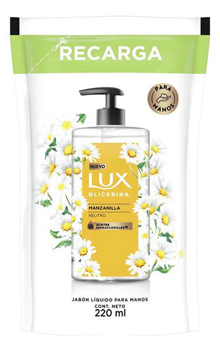 Jabón Líquido Lux Manzanilla Doypack 220 Ml