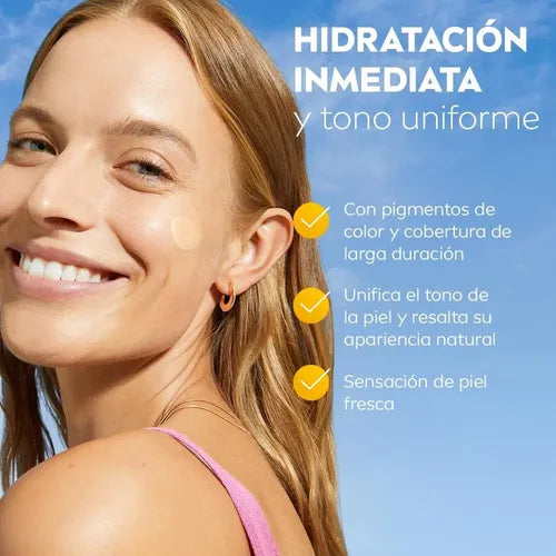 Protector Solar Nivea Ultra Light Daily Tono Claro Fps50+ 40