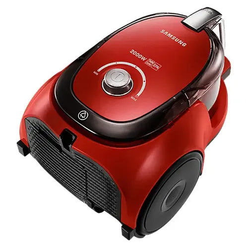 Aspiradora Samsung Sin Bolsa 2000 W Roja Vc20ccnmarf Color Rojo