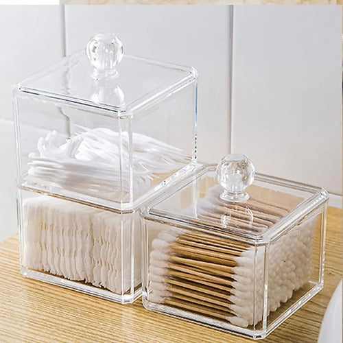 Organizador De Maquillaje Y Cosmeticos Doble De Acrilico