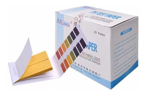 Caja Medidor Ph 20 Block 80 Tiras - 1600