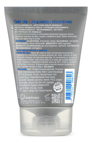 Gel De Limpieza Dermaglós Hombres Refrescante 100g Momento De Aplicación Día/noche Tipo De Piel Todo Tipo De Piel