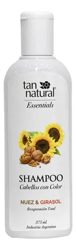 Shampoo Cabellos Con Color Nuez Y Girasol X375ml Tan Natural