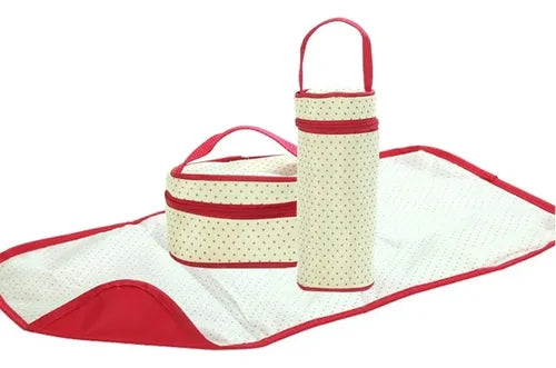 Set Mochila Maternal 5 en 1 con Organizador y Cambiador para Bebé Rojo · 18244 · foto 07
