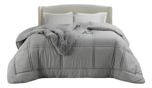 Acolchado Jean Cartier Duo 2 1/2 Plazas Gris 220 x 240 cm · 8470 · foto 01