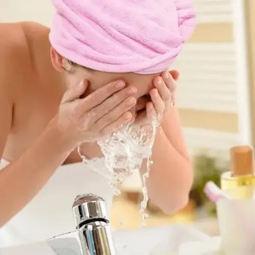 Turbante Toalla Hair Wrap Secado Rápido Microfibra Lila Lisa