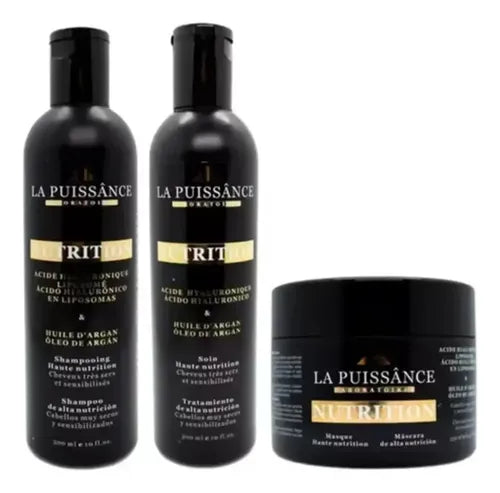 Kit La Puissance Nutre Argán Shampoo, Tratamiento y Máscara · 752 · foto 01