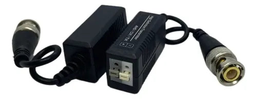 Balun Net Quality Cctv Con Clip Y Chicote Para Cámaras Negro