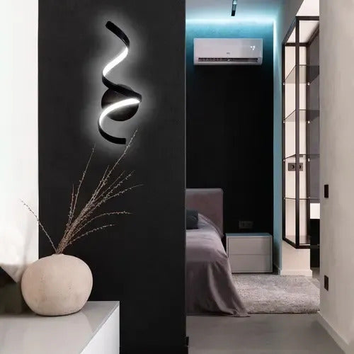 Aplique de Pared Enertech Twister Wall LED 20 W Gris · 6100 · foto 04