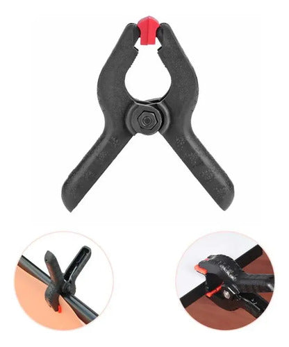 Pinza Sujetador Madera Telas Modulos Res