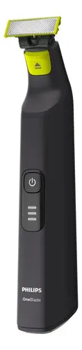 Afeitadora Philips Oneblade Pro Qp6532/10 - Peine Ajustable Con 12 Longitudes, 90 Min De Uso Continuo Y 100% A De Agua - No Irrita Negro