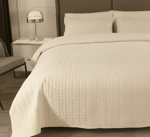 Cover Cubrecama De Verano Quilt 230x230 Natural