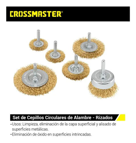 Set Cepillos Alambre Crossmaster 9980994